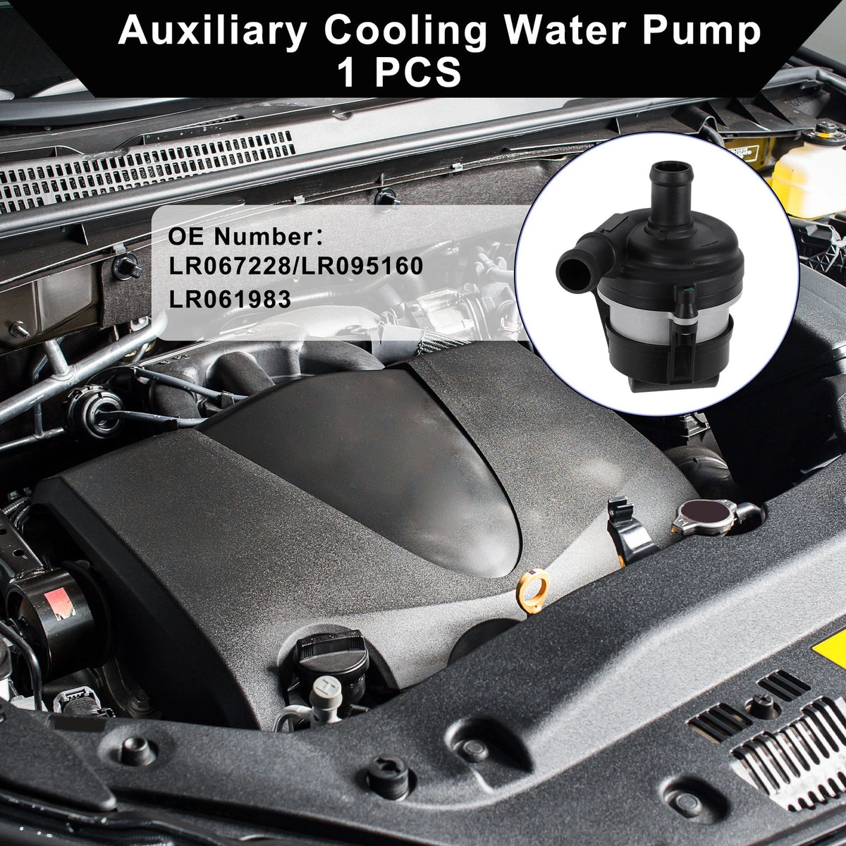 Auxiliary Cooling Water Pump for Land Rover Discovery (No.LR067228/LR095160)