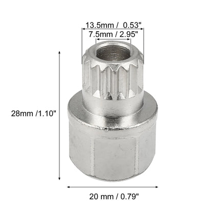 Wheel Lock Removal Key for BMW 31/15PT Hollow Car Anti Theft (2011–2024)