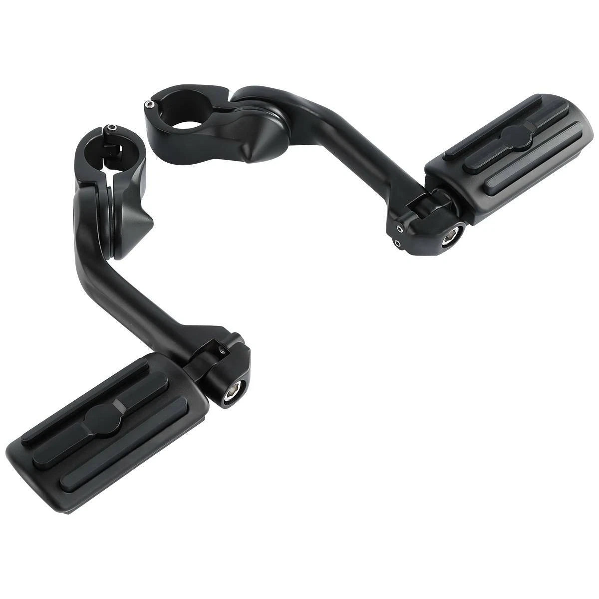 1-1/4" Matte Highway Footpeg Long Angled Mount for Harley Sportster (883–1200)