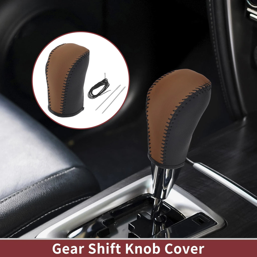 Gear Shift Knob Cover Replacement for Subaru Forester (2006–2012) Brown