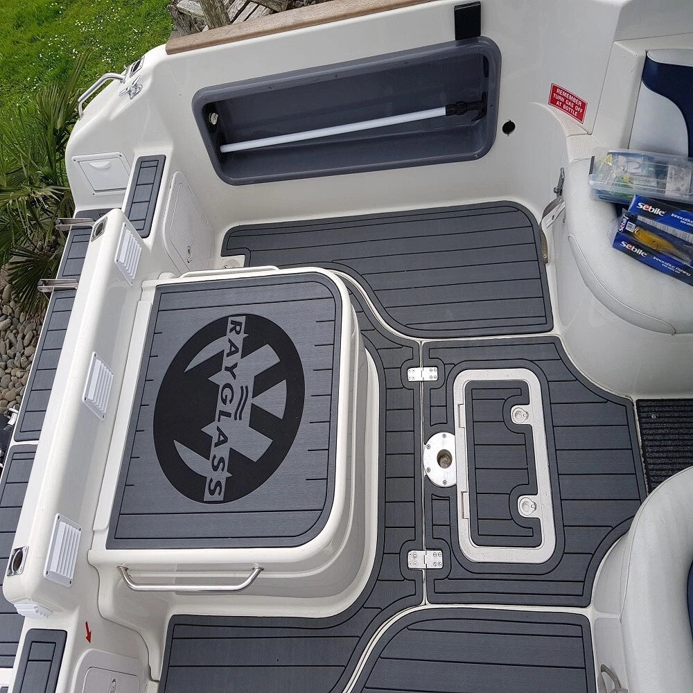 EVA Foam Teak Flooring Cockpit Pad for Rayglass 730 (2002)