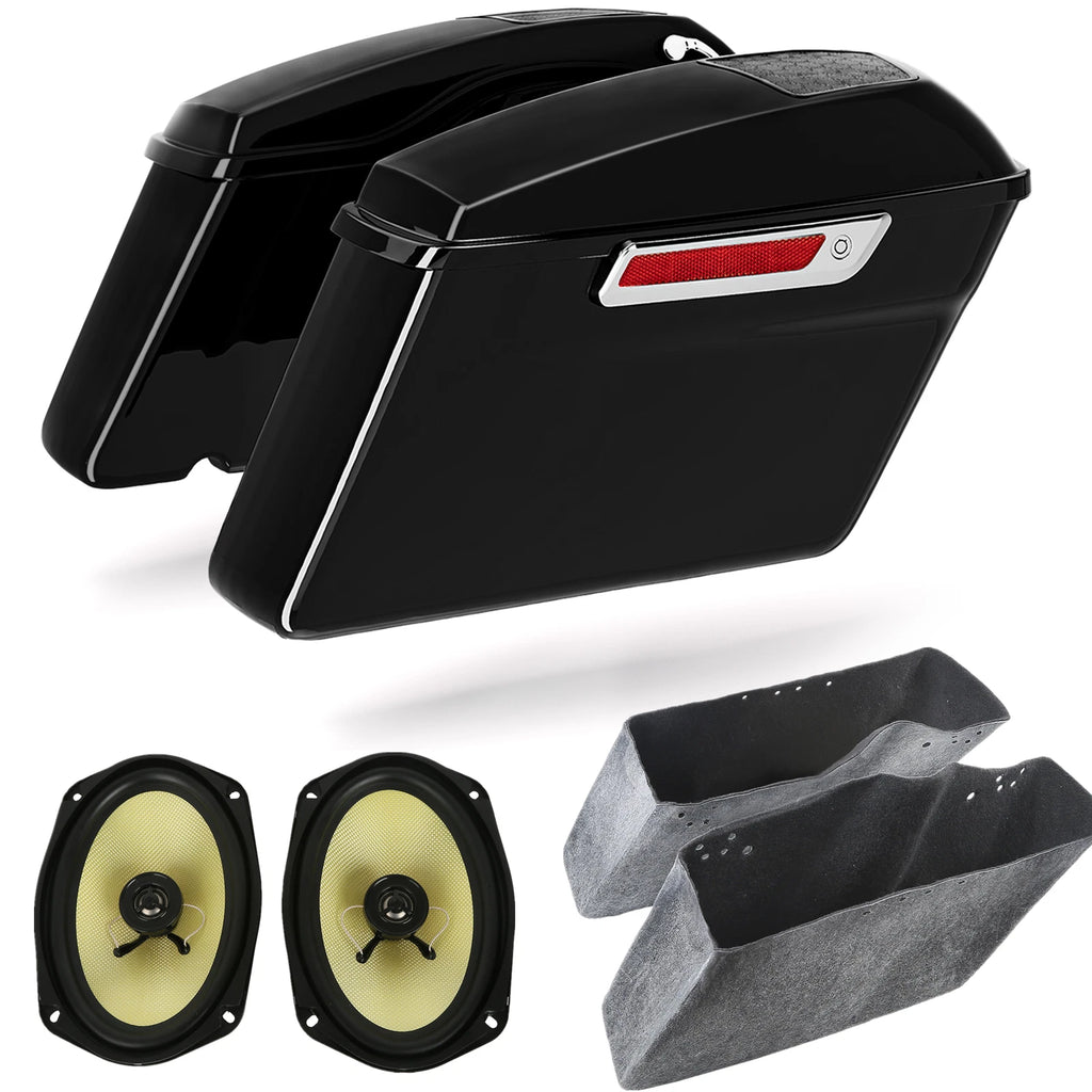 Hard Saddlebag & 6x9" Speaker for Harley Electra Glide (2014–2023)