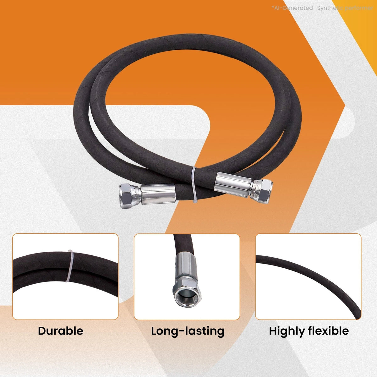 Transmission Cooler Lines w/ Adapters for GMC Duramax 6.6L (2005–2010) 5500PSI