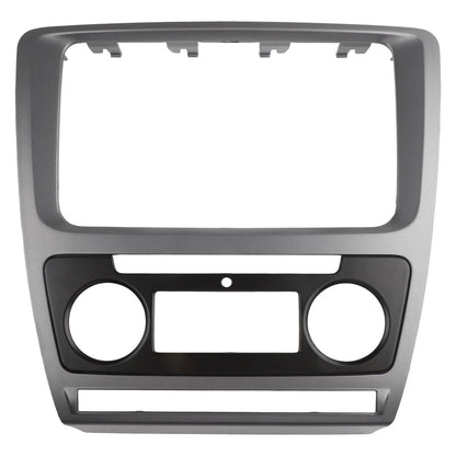 Facia Panel for Skoda Octavia Double Din Grey (Air Conditioning Use)