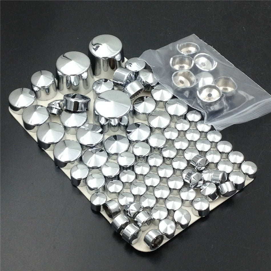 Chrome Bolt Toppers Caps for Harley Davidson Softail Twin Cam (2000–2006)