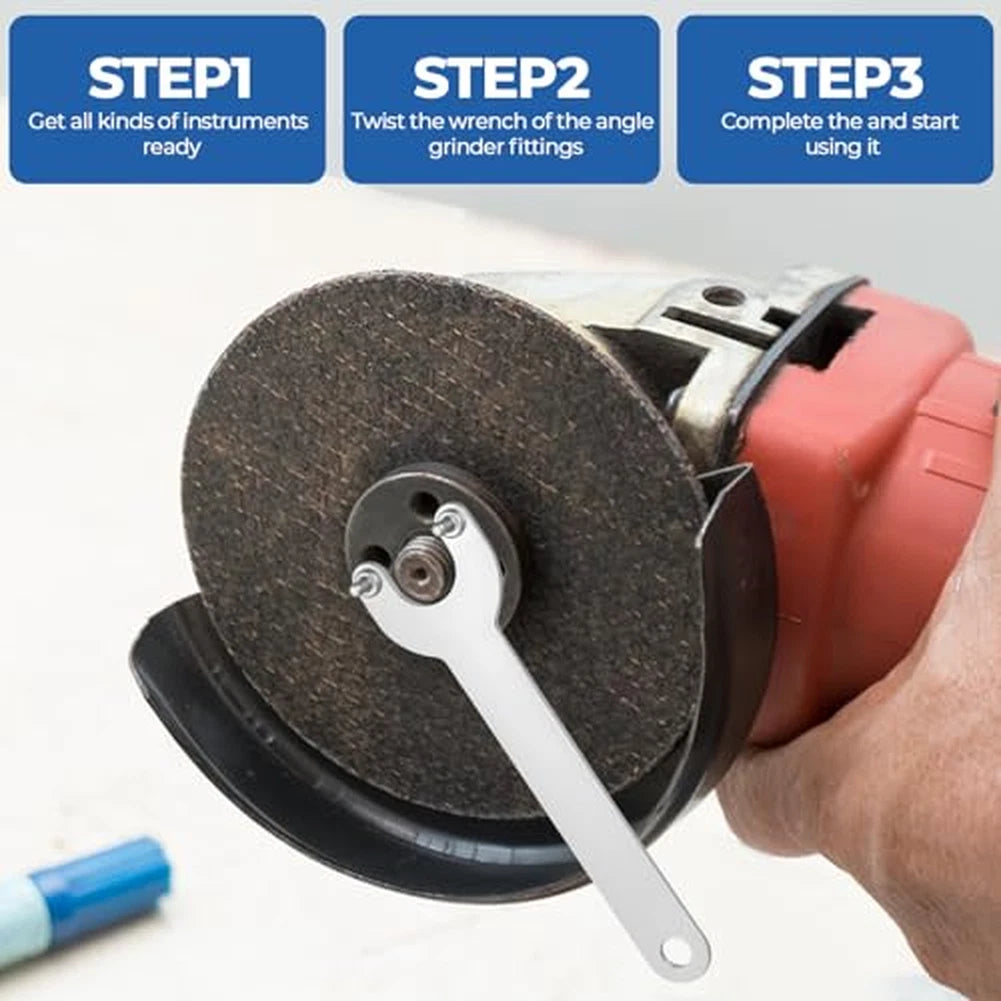 Replacement Wrench and Flange Kit for Angle Grinders (4 5/8" - 6")