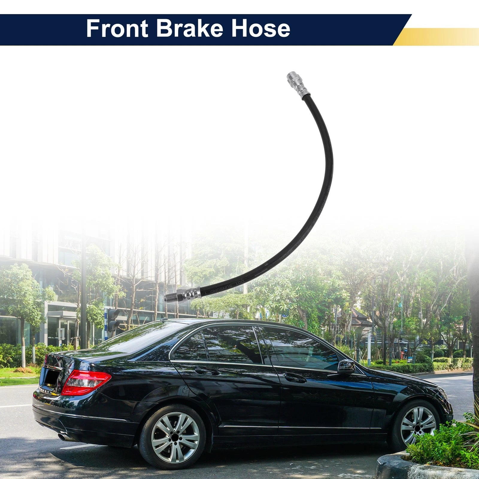 Front Brake Hose Replacement for Mercedes-Benz C230 (2005–2011)