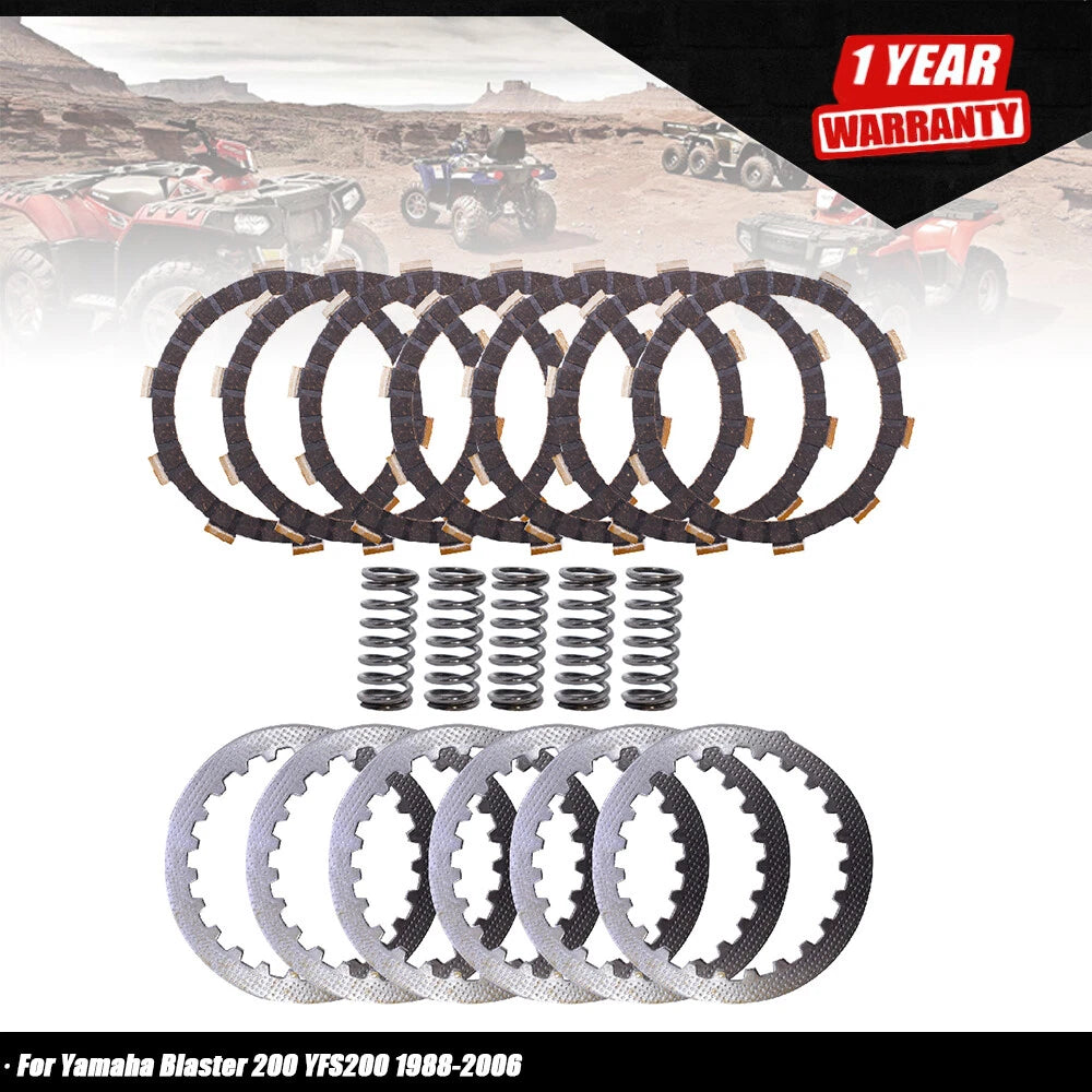Clutch Kit with Heavy Duty Springs for Yamaha Blaster YFS200 (1988–2006)