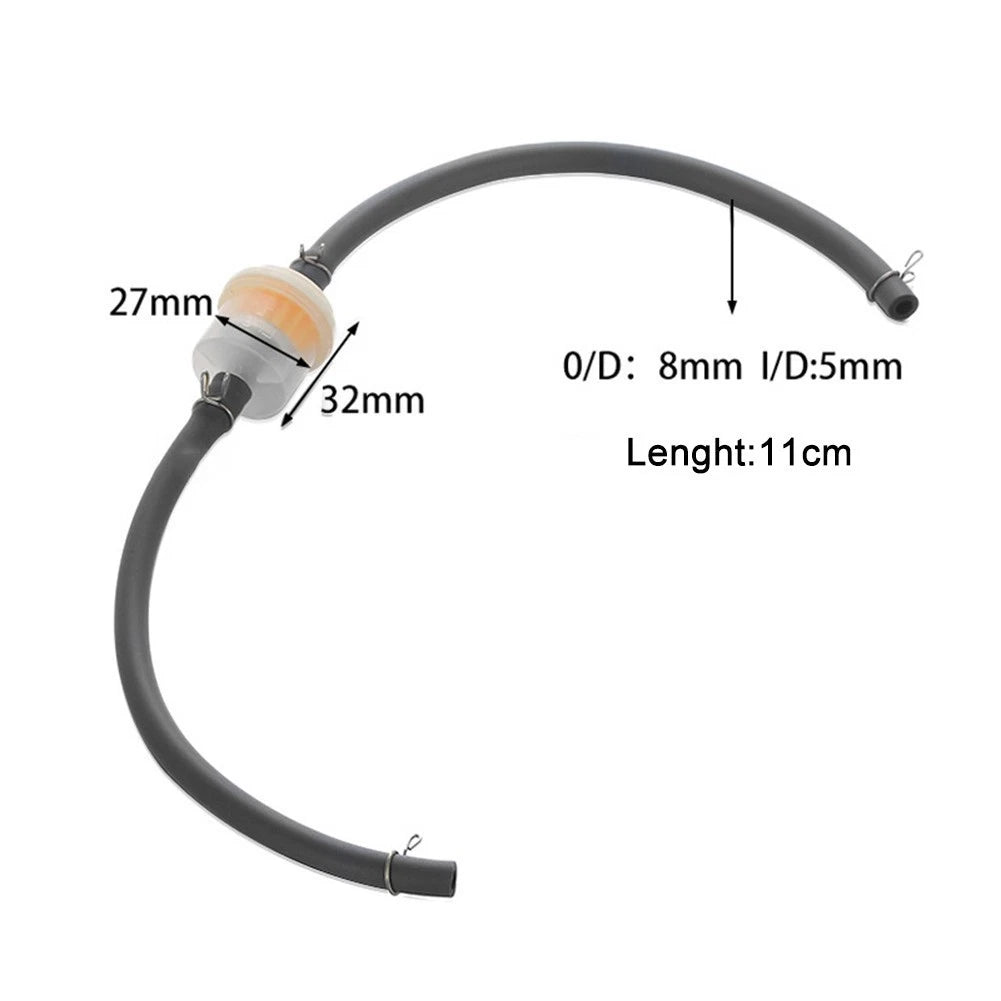 2X 6mm Fuel Filter Hose for Motorcycles and ATVs (Universal)
