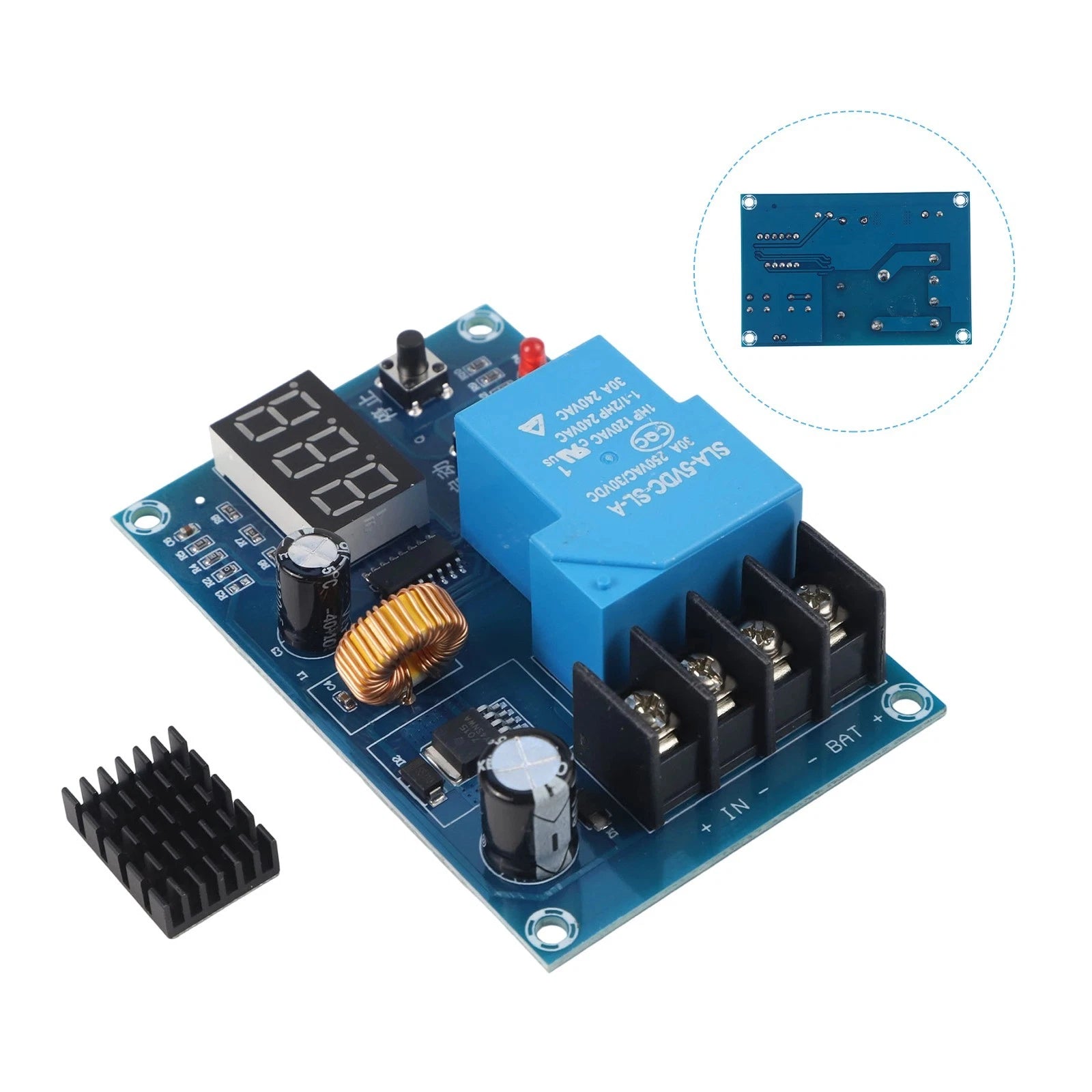 Battery Protection Board Module with Smart Relay and LED Display for XHM604