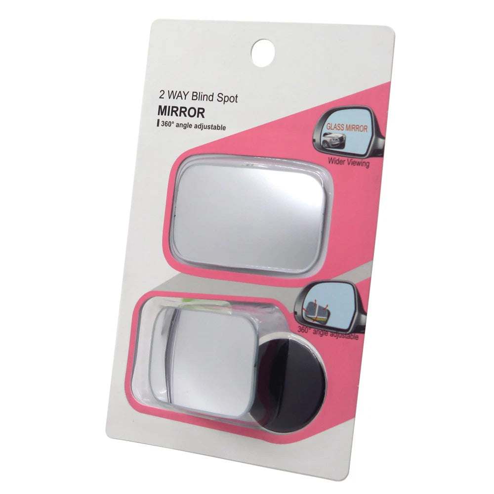 2 Pack Adjustable Blind Spot Side Mirror for Universal Fit