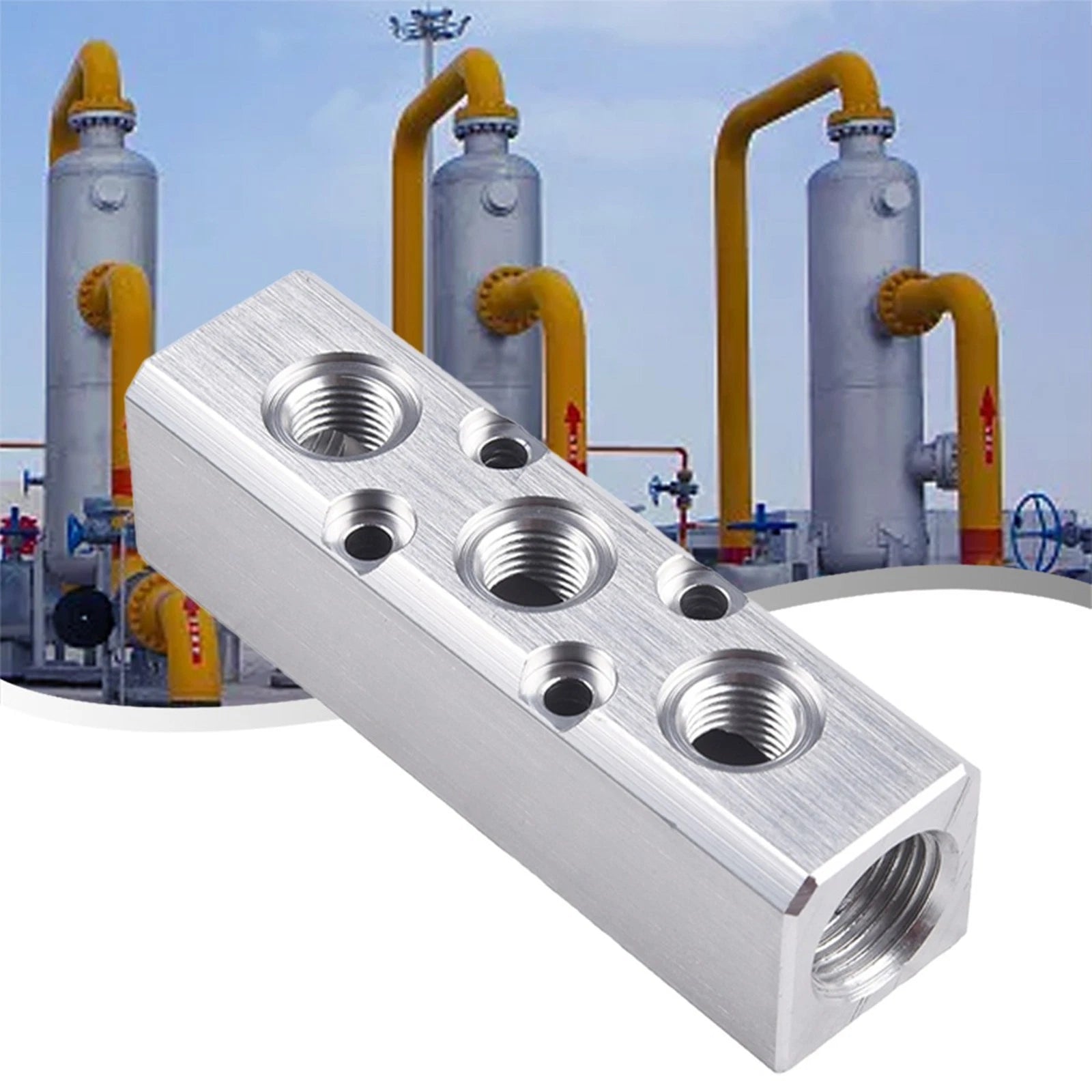 Manifold Blocks for - Threaded Aluminum, Anti-Oxidation