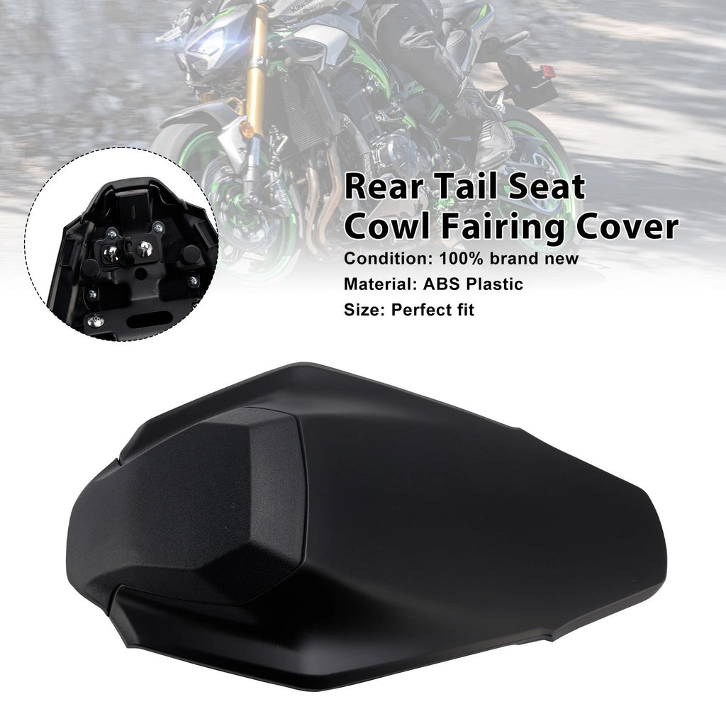 Rear Tail Seat Cowl Fairing Cover for Kawasaki Z900 Z900SE (2025–2026) Matte Black