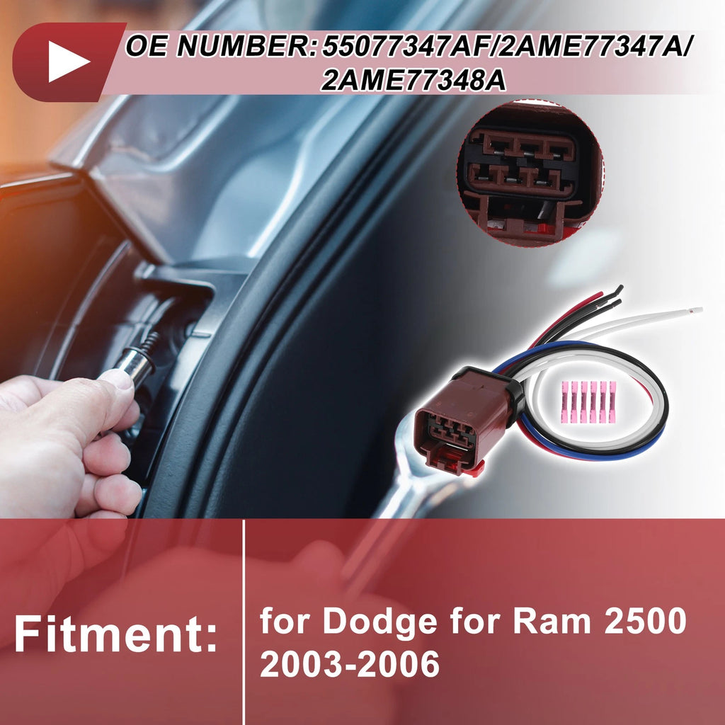 Tail Light Socket Wiring for Dodge Ram 2500 (2003–2006) Replacement