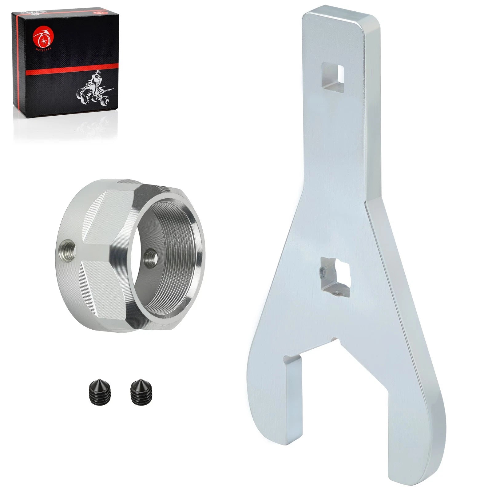 Rear Axle Lock Nut with Wrench Tool 46mm for Yamaha Raptor 125 (2011–2013)