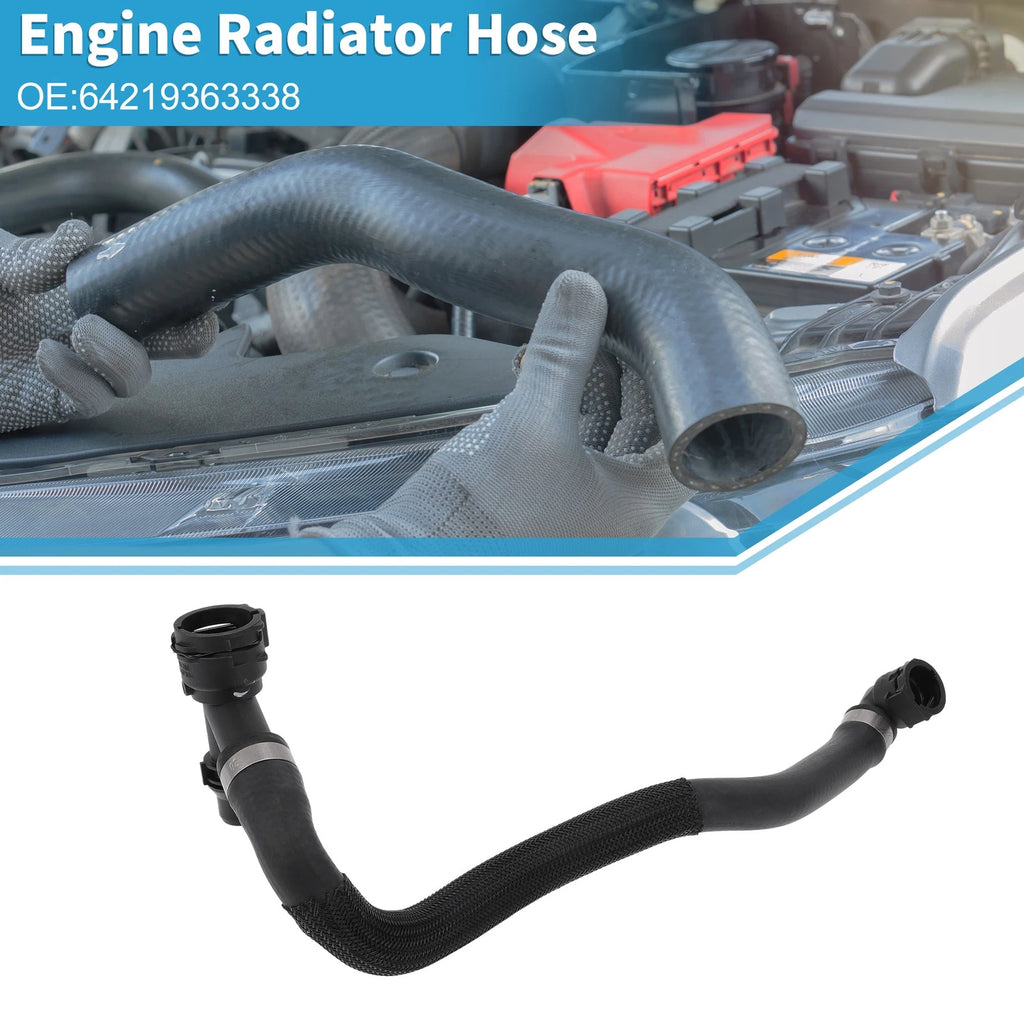 Engine Radiator Hose Replacement for BMW 230i 2.0L (2017–2020) Rubber Black