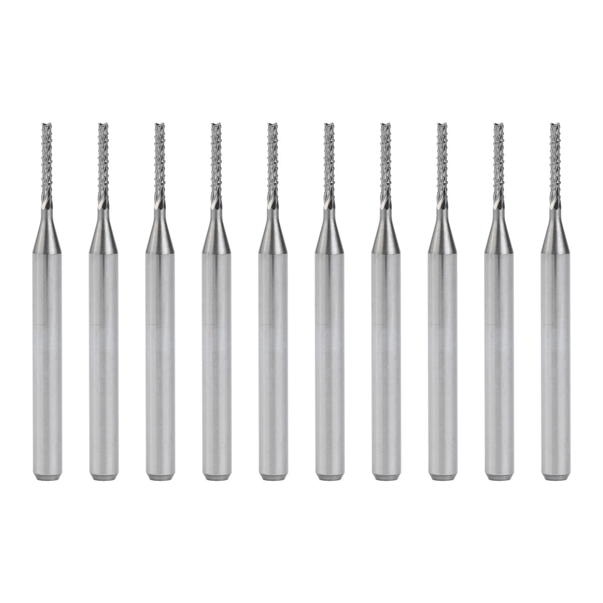 10X Carbide End Mill Router Bits for PCB Machining