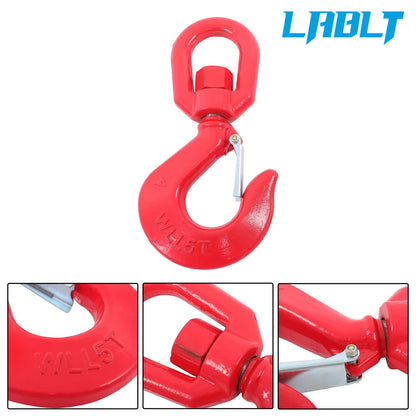 5T Locking Swivel Hook for Heavy Duty Rigging Hoisting (G80)