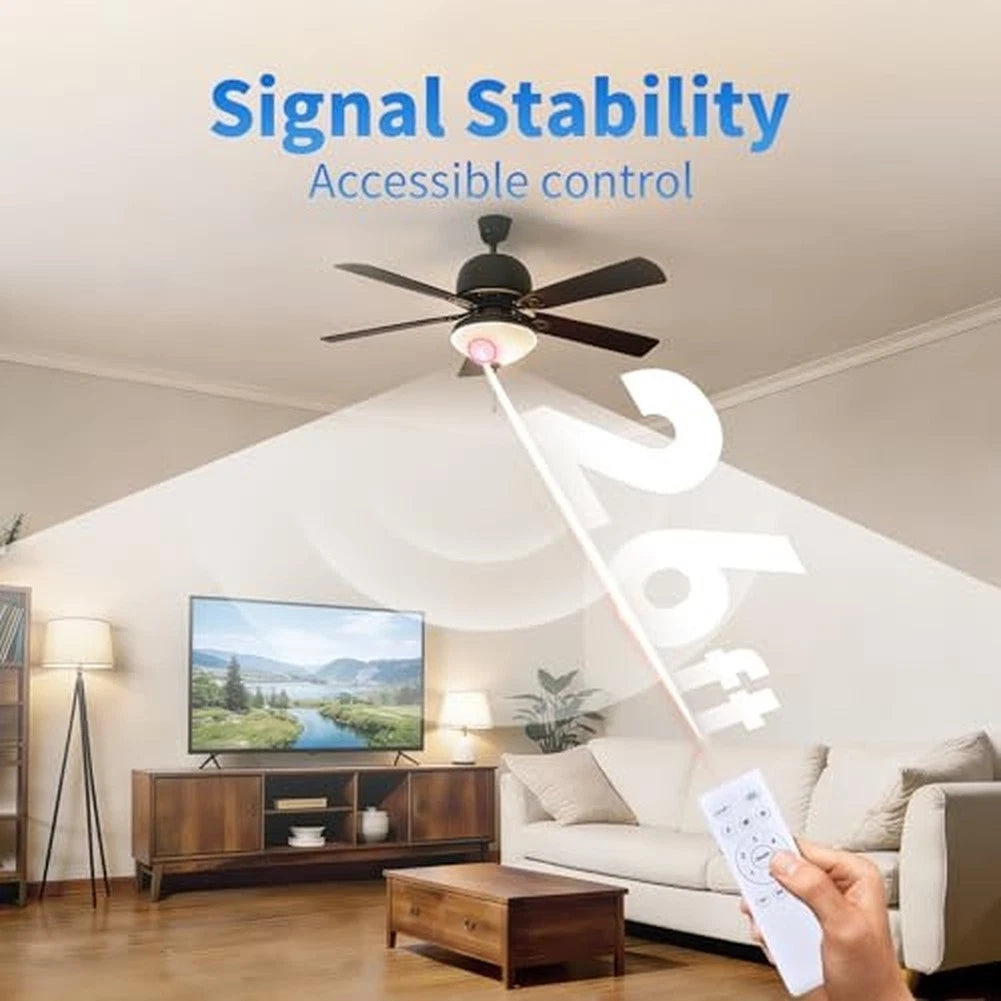 Ceiling Fan Light Remote Control for 24V DC Motor (6-Speed)