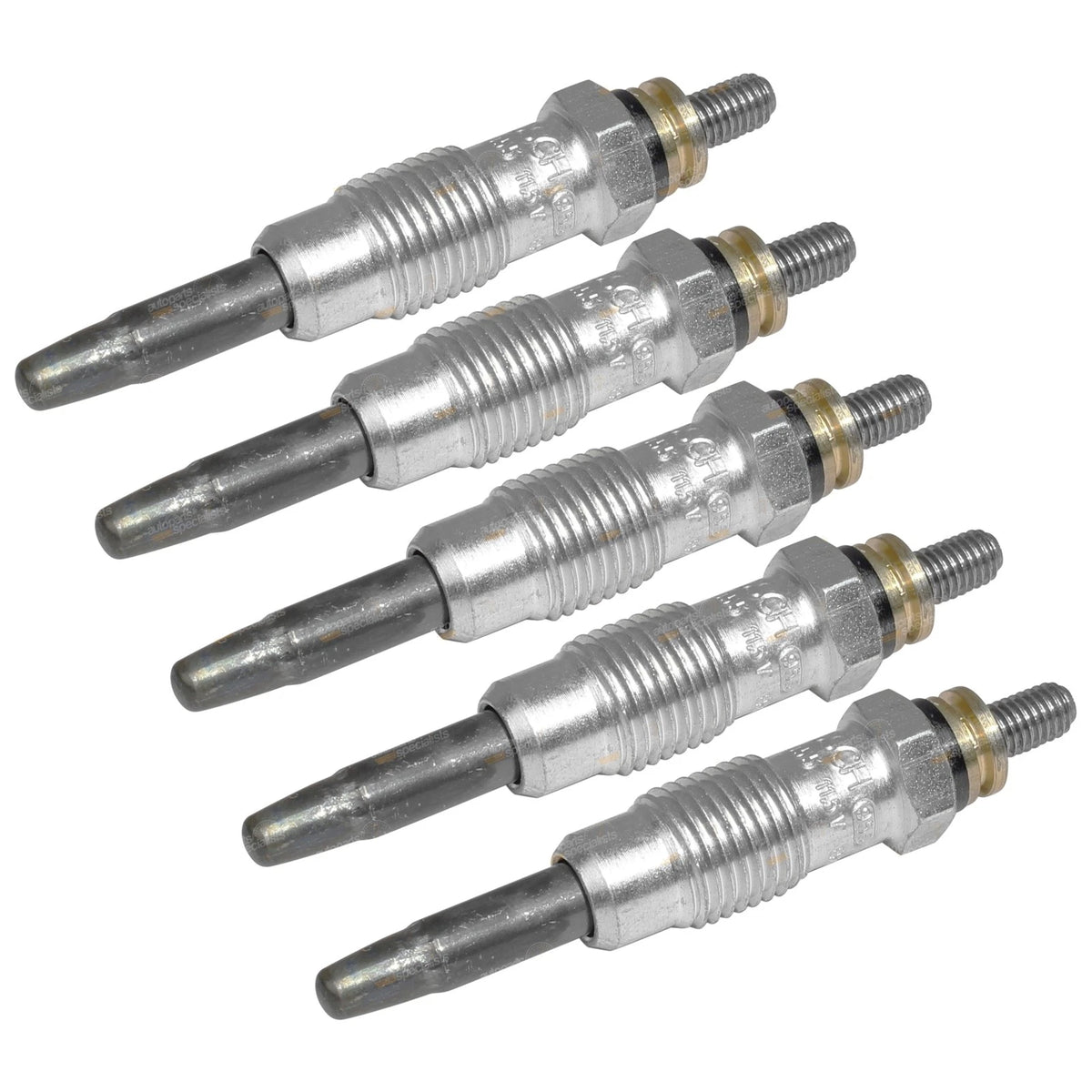 5 Bosch Glow Plugs for Ssangyong Rexton (2003–2004) OM662.920 Diesel