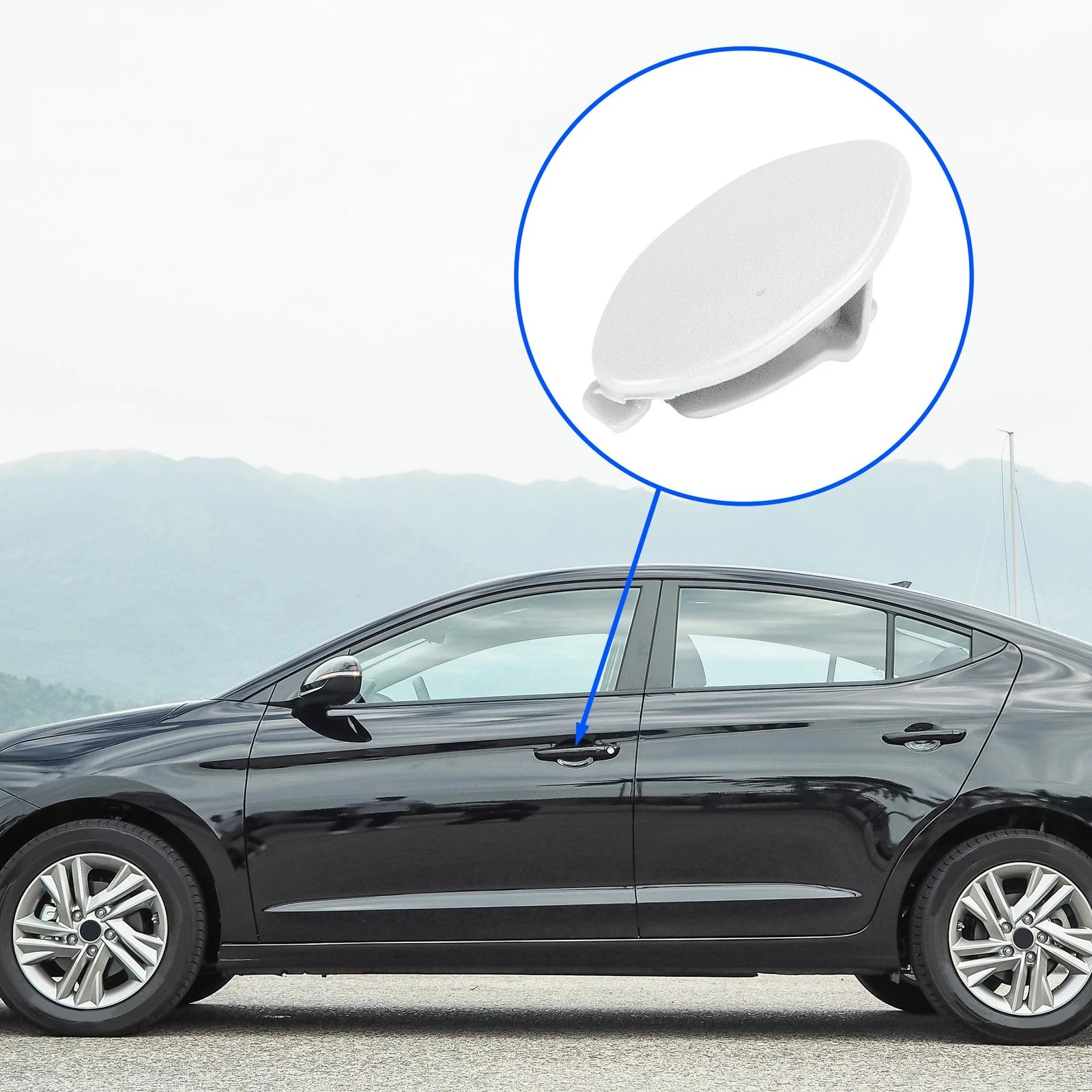 Front Left Door Handle Cover OEM Replacement for BMW 5 Series G30 G38 (2018–2023)