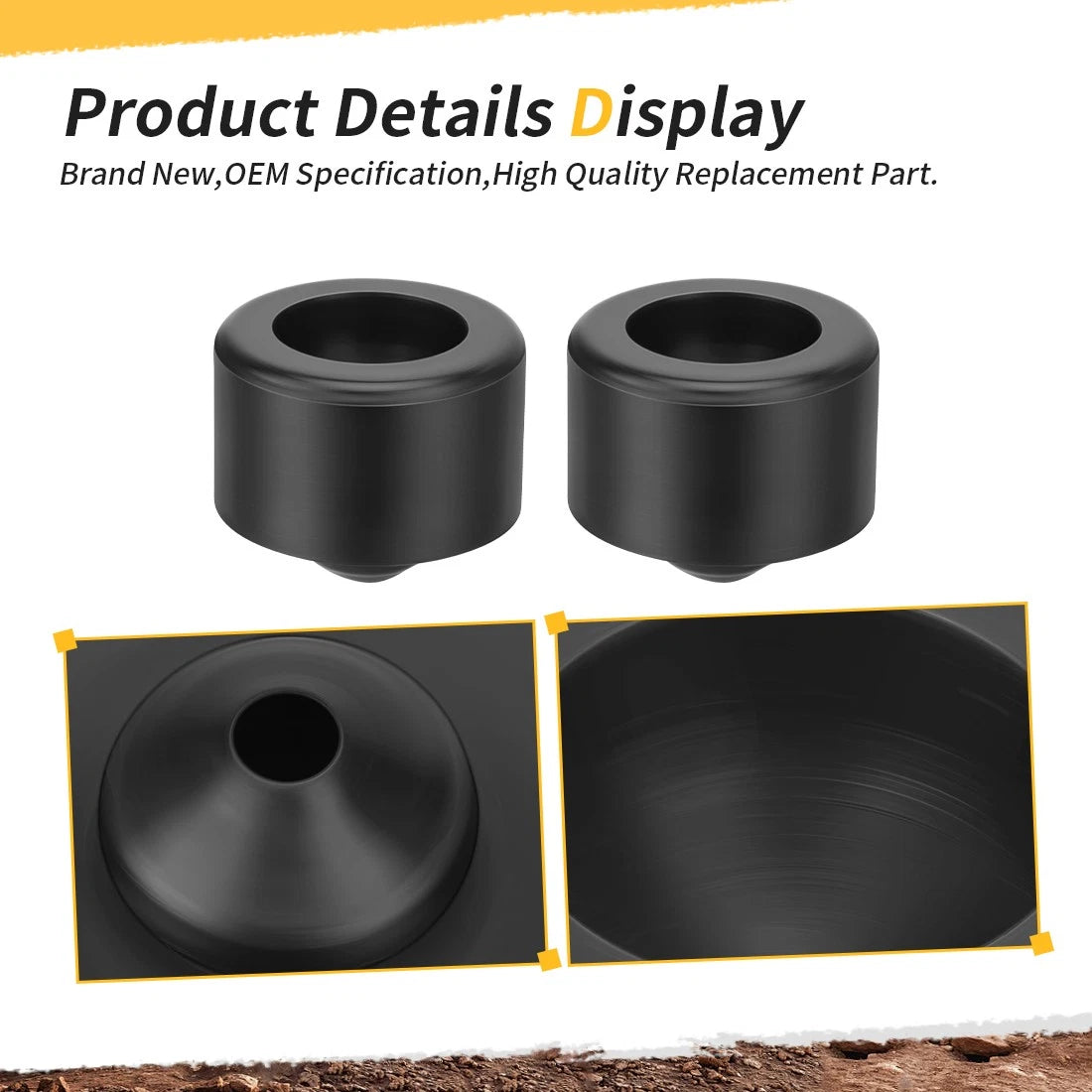 2X Seat Setting Rubber for Honda TRX450 TRX400FW TRX450R TRX450ER (2004–2009) 77206-329-000