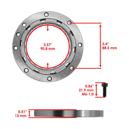 Starter Clutch with Gasket for Yamaha V Star 1100 Custom XVS1100 (2000–2009)