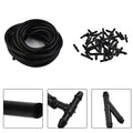 Wiper Hose Tube Jet Replacement for Car (5M, Black)