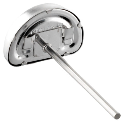 Stainless Steel Bimetallic Thermometer for BBQ Oven - Dual Scale Easy Read