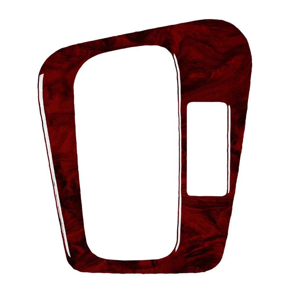 Console Gear Shift Panel Cover Trim for BMW 3 Series E36 (1991–1999) Wood Red