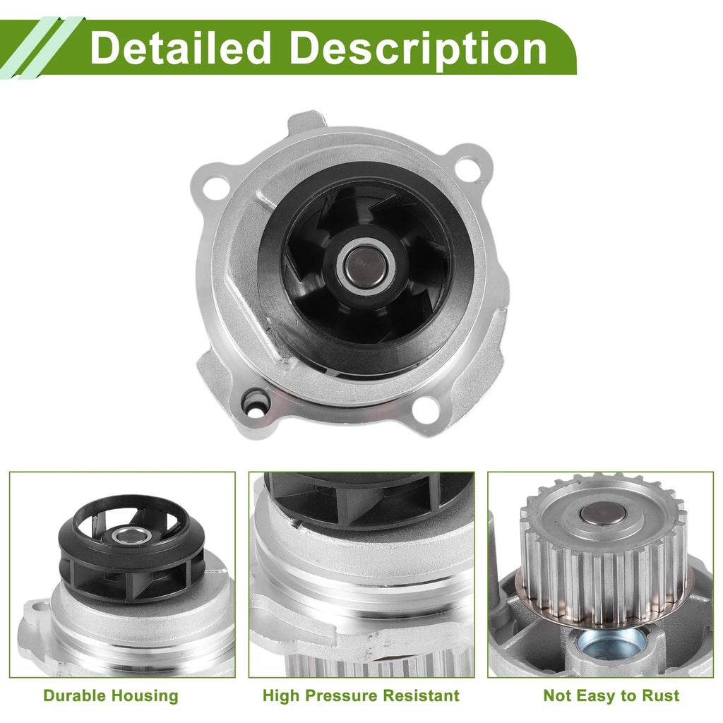 Engine Water Pump for Audi A3 (1996–2013) No. 06B121011A Cooling Pump