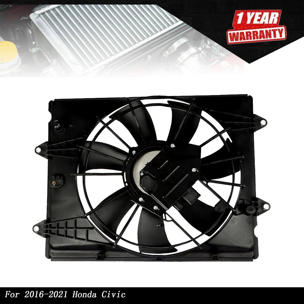 Radiator Cooling Fan Assembly for Honda Civic LX-P 2.0L (2016–2021)