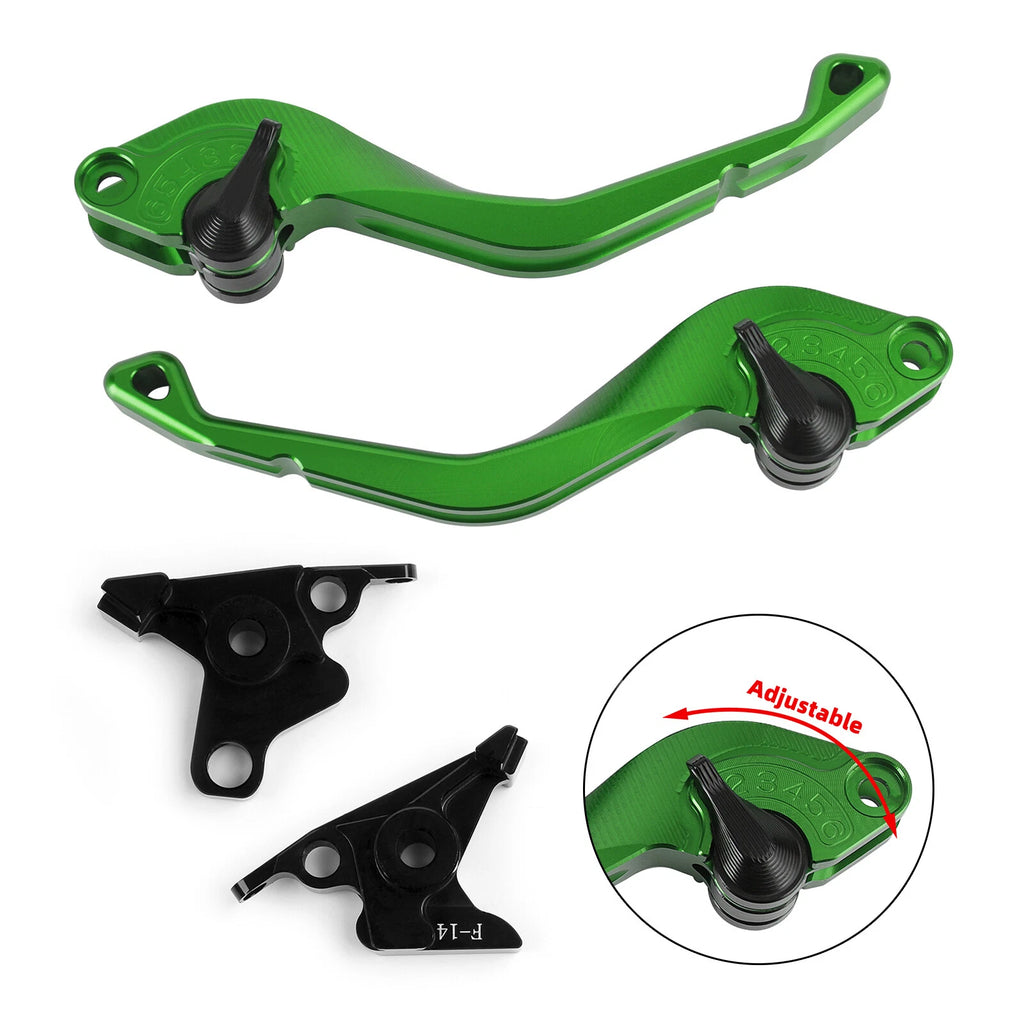 CNC Short Clutch Brake Lever for Kawasaki ZRX1100 ZZR1200 ZX7R ZG1000 (1997–2006)