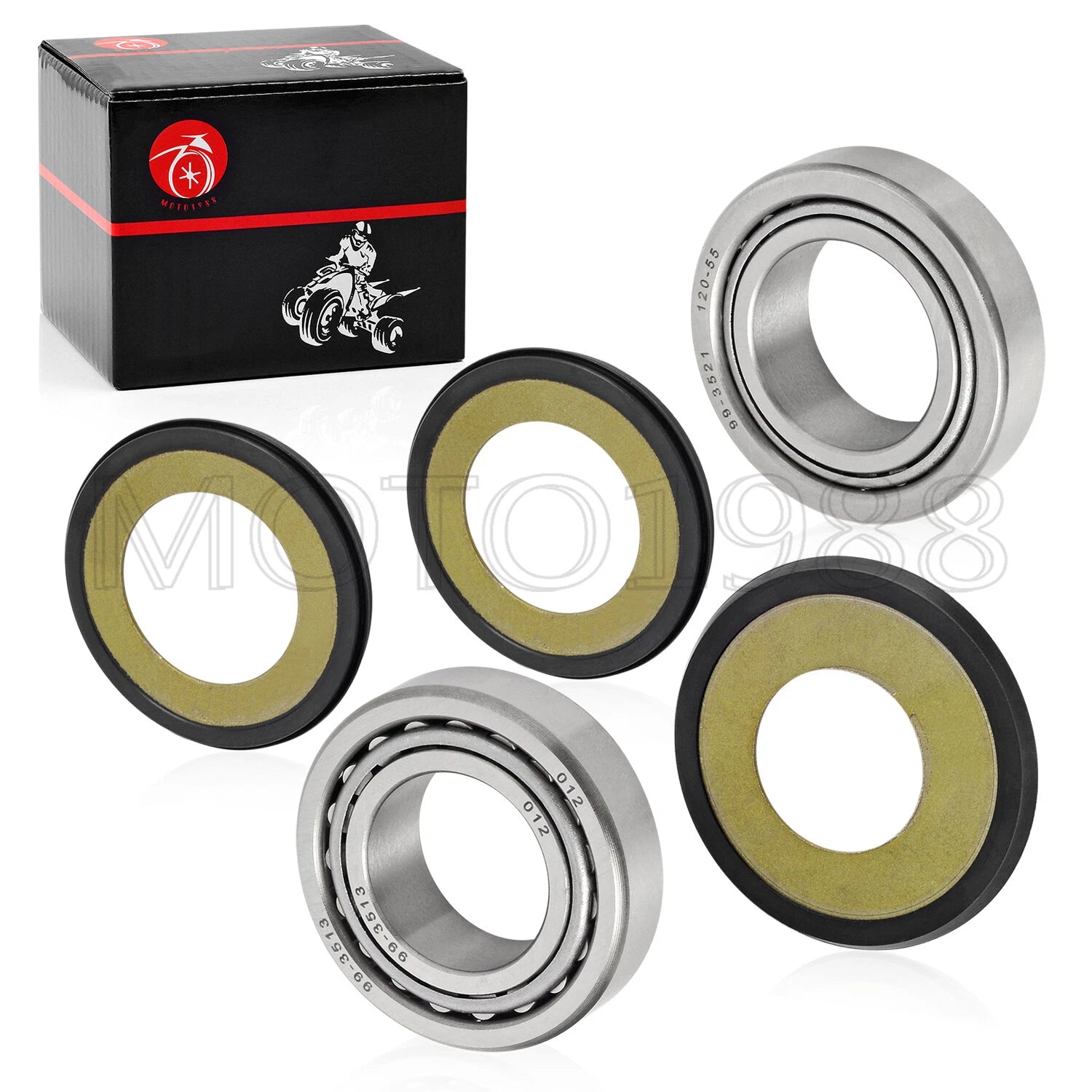 Steering Stem Bearings Seals Covers for Yamaha YZ400F (1998–1999)