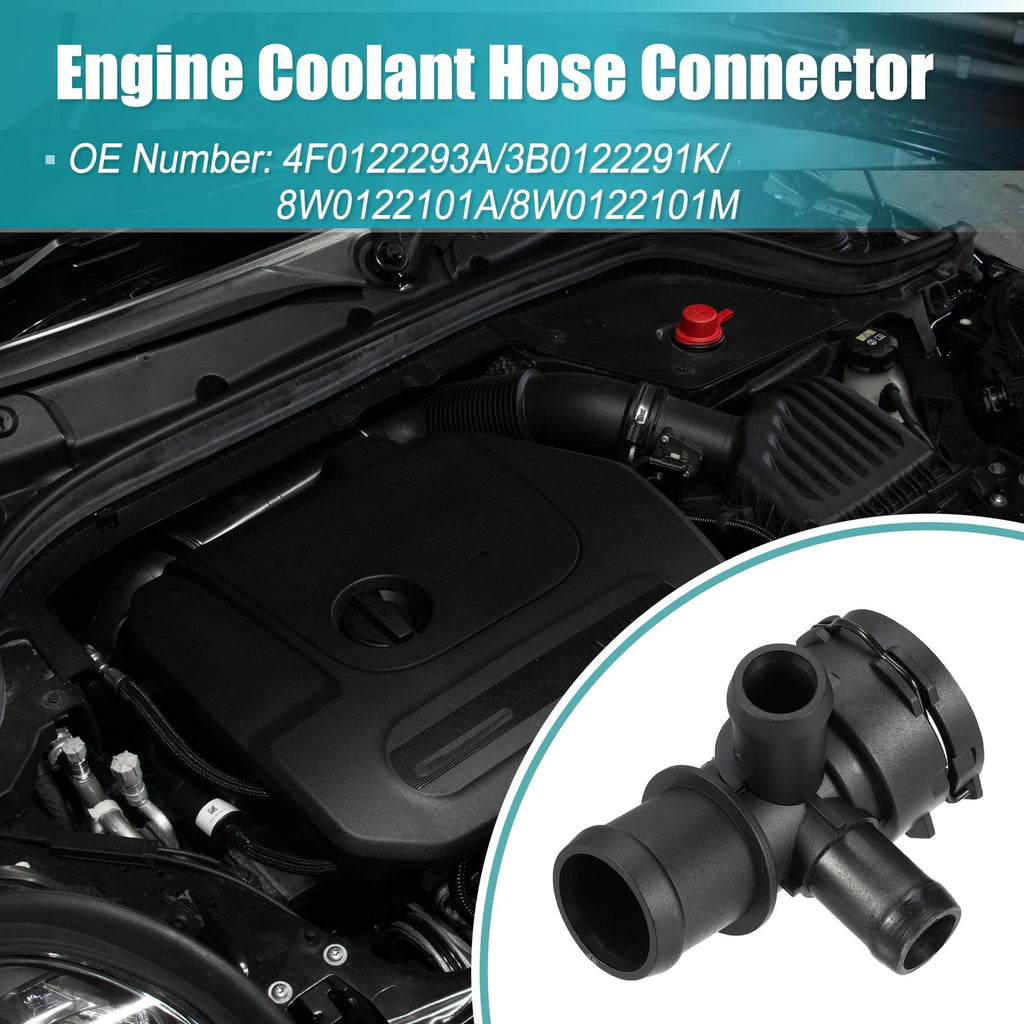Engine Coolant Hose Connector Replacement for Audi A4 (2009–2022)