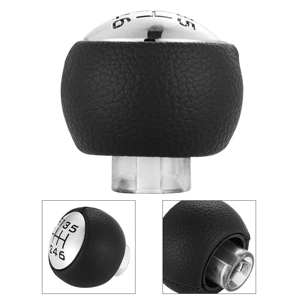 Leather Gear Shift Knob for Multiple Car Models (Universal Fit)