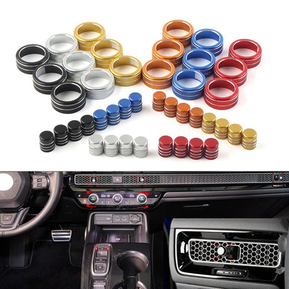Central Control Switch Knob Ring Cover Trim for Honda Civic 2022+