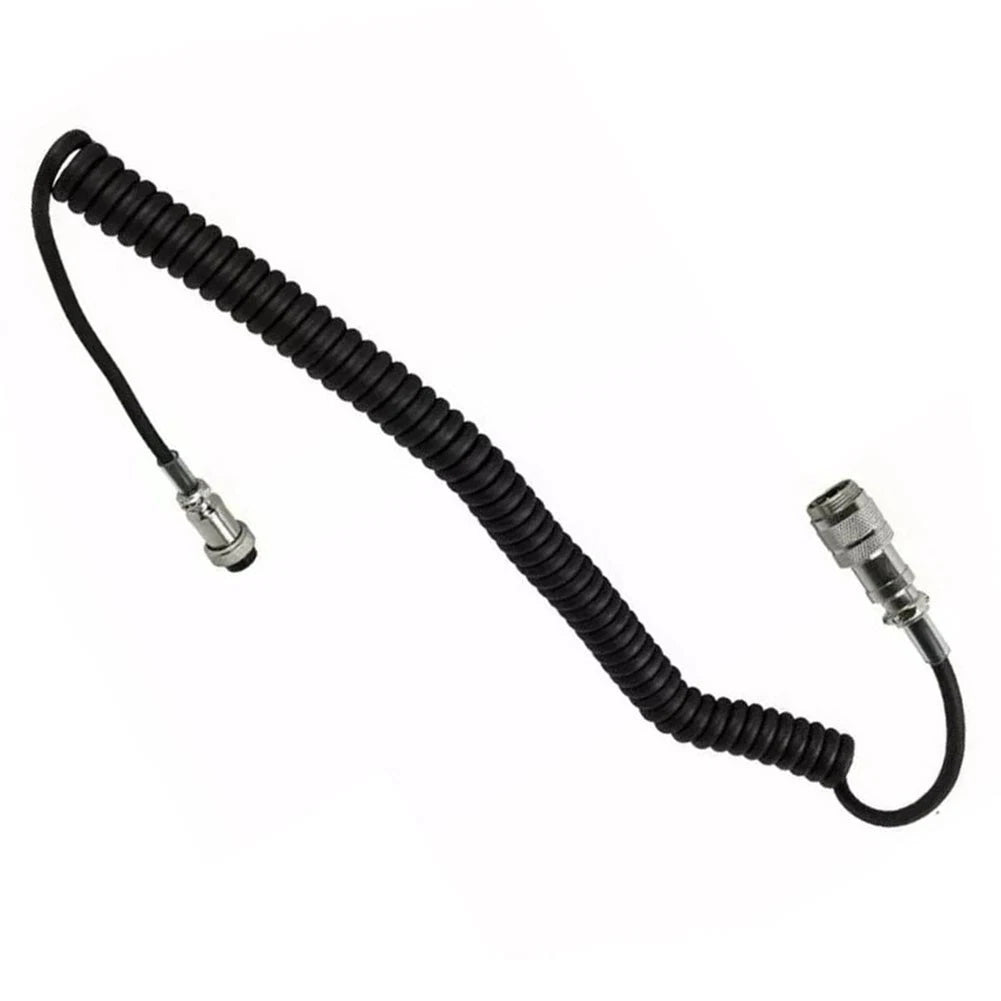 Microphone Extension Cable for Kenwood Yaesu (Flexible, Bend Resistant)