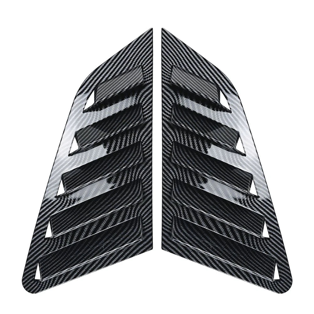 Rear Window Louvers for Audi A3 S3 8Y Hatchback (2021–2024) Carbon Look