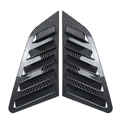 Rear Window Louvers for Audi A3 S3 8Y Hatchback (2021–2024) Carbon Look