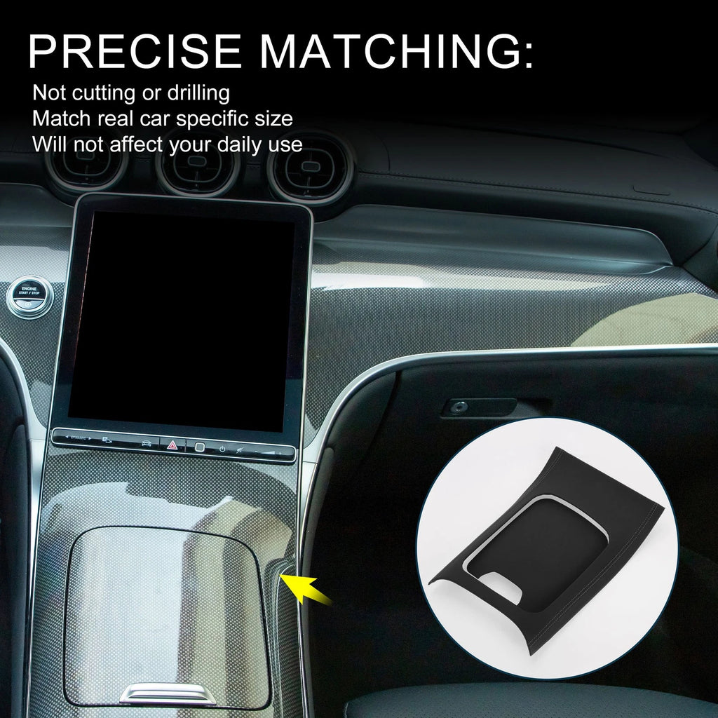 Center Console Panel Sticker Black 1 Set for Mercedes-Benz GLC X254 (2023–2024)