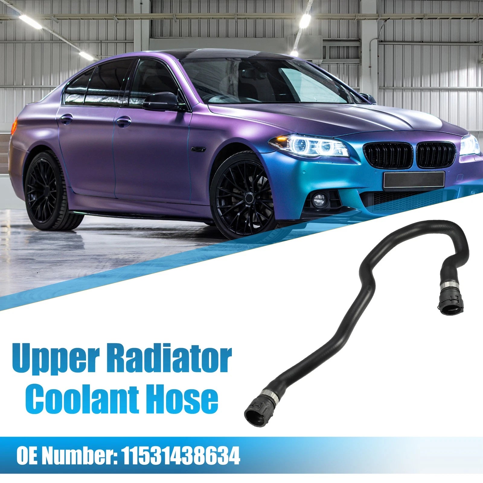 Upper Radiator Coolant Hose for BMW 525i 528i 530i (2001–2003)