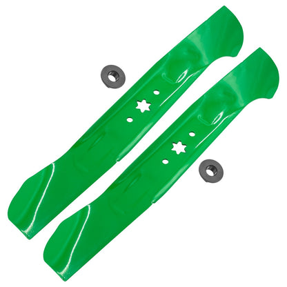 Deck Blades 46 Inch Replacement Kit with Nuts for Cub Cadet LTX1045 (2020–2023)