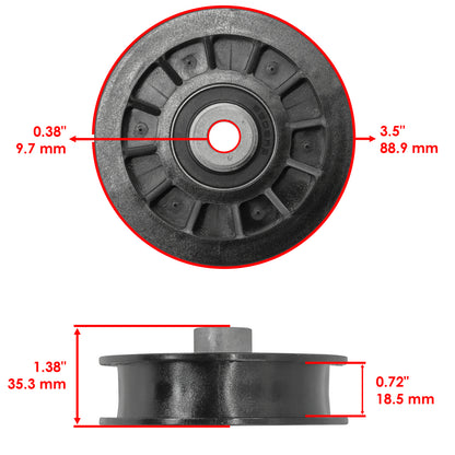 Drive Flat Idler Pulley Replacement for Husqvarna GT54 LS CS (2018–2020)