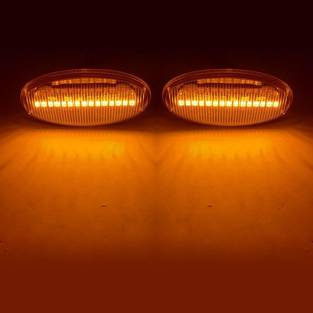 Clear LED Side Marker Turn Signal Light for Mazda 2 3 5 MPV (2003–2014)