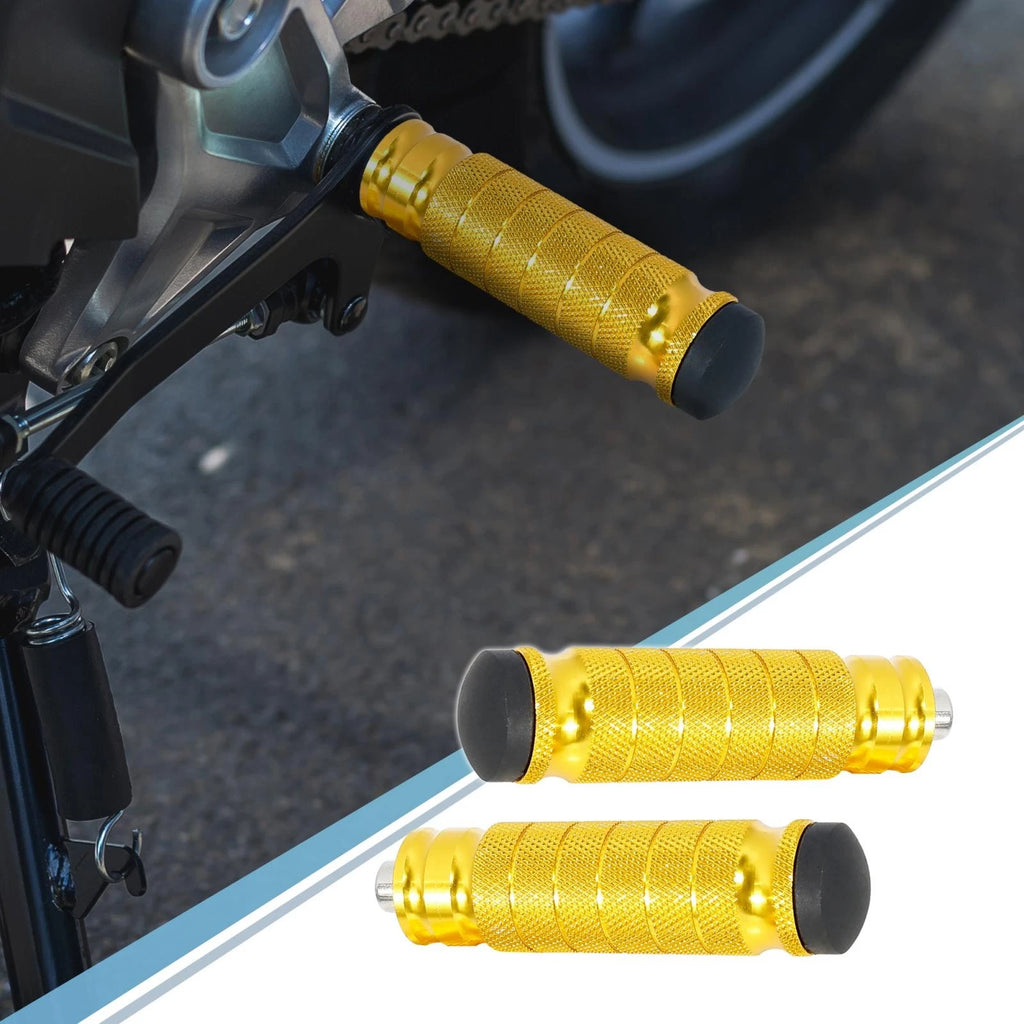 Rearset Footpegs Pair Gold Tone Replacement for Motorcycle (2000–2025)