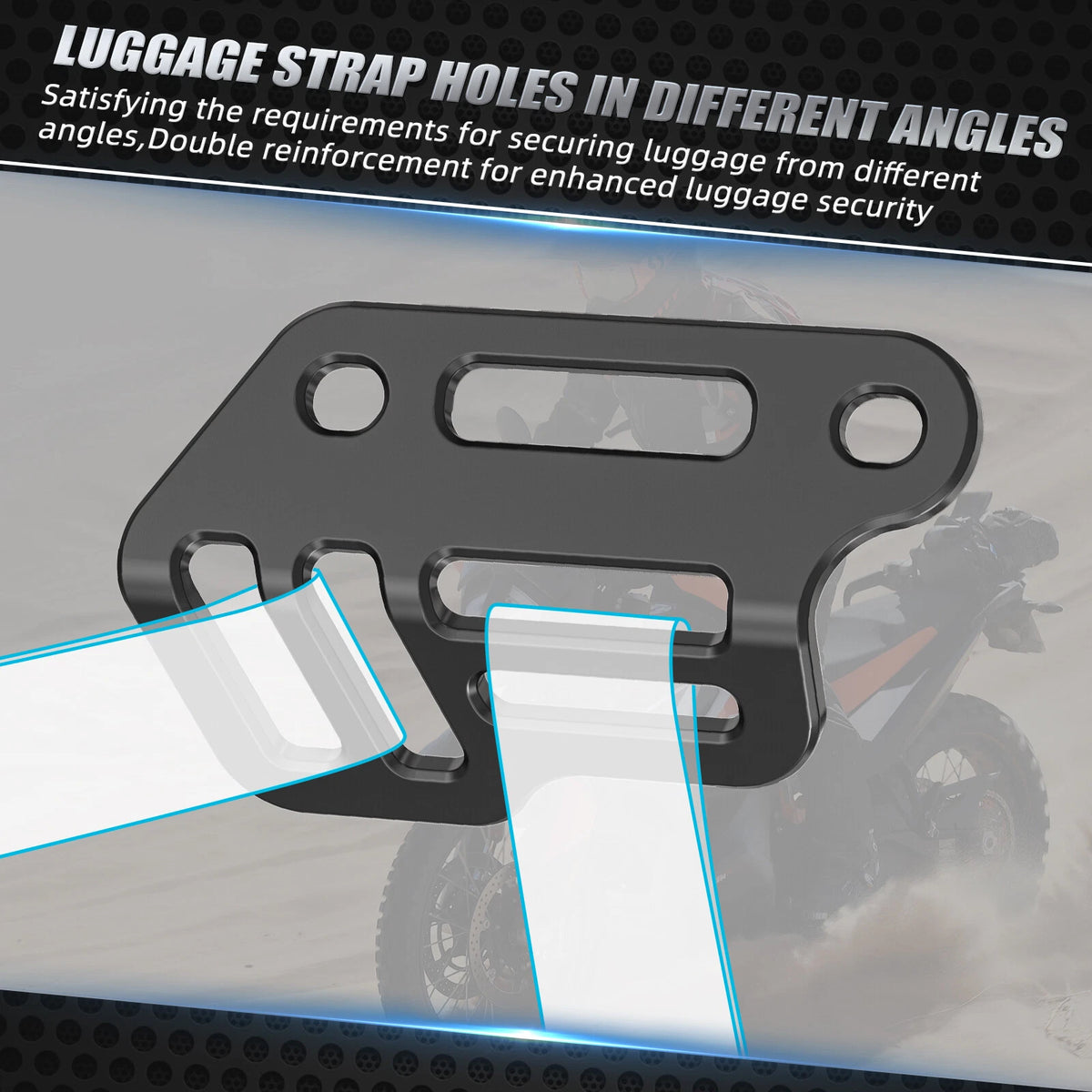 Luggage Rack Side Bag Holder Footpeg Bracket for KTM 790/890 Adventure (2019–2023)