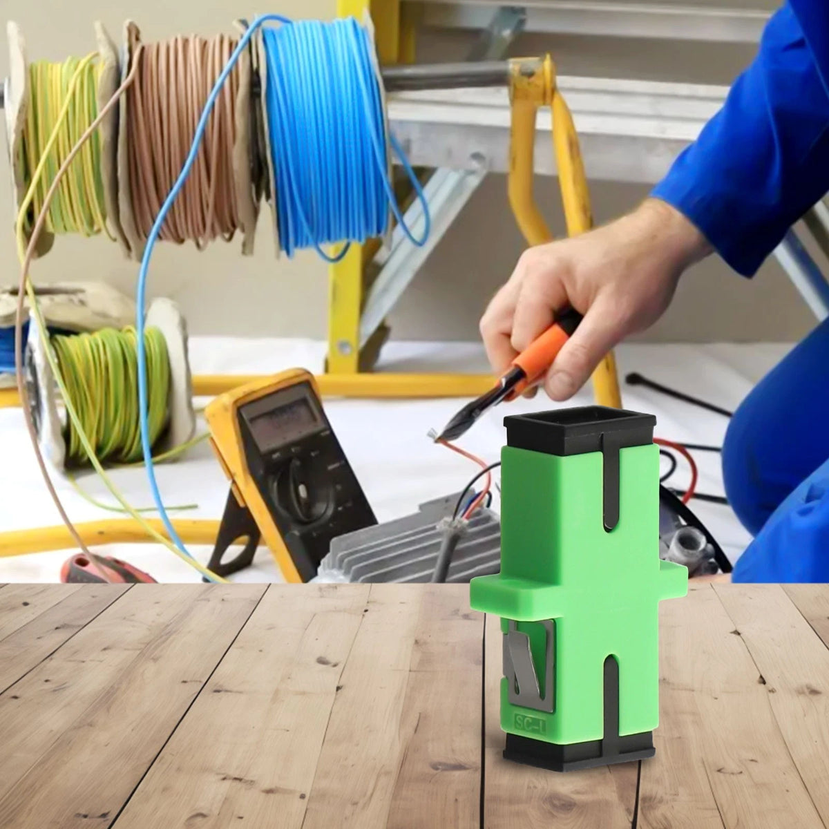Fiber Optic Adapter for CATV Conversion (Reliable SC/UPC)