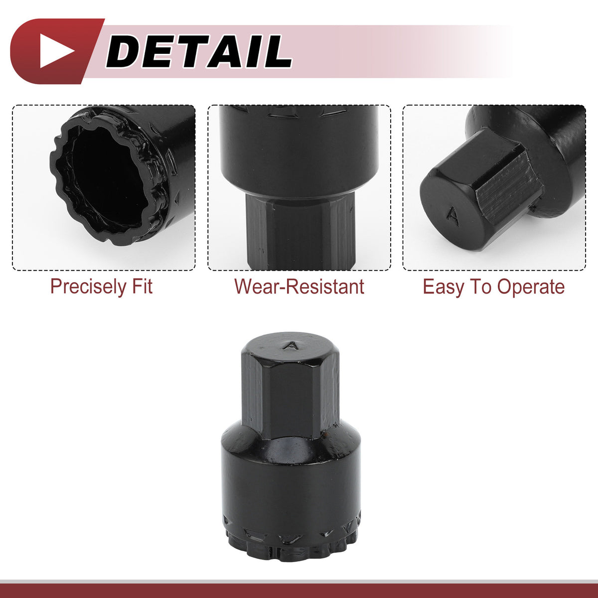 Wheel Lock Lug Nut Type A Anti theft Key Socket for Mercedes Benz GLE450 (2018–2022)
