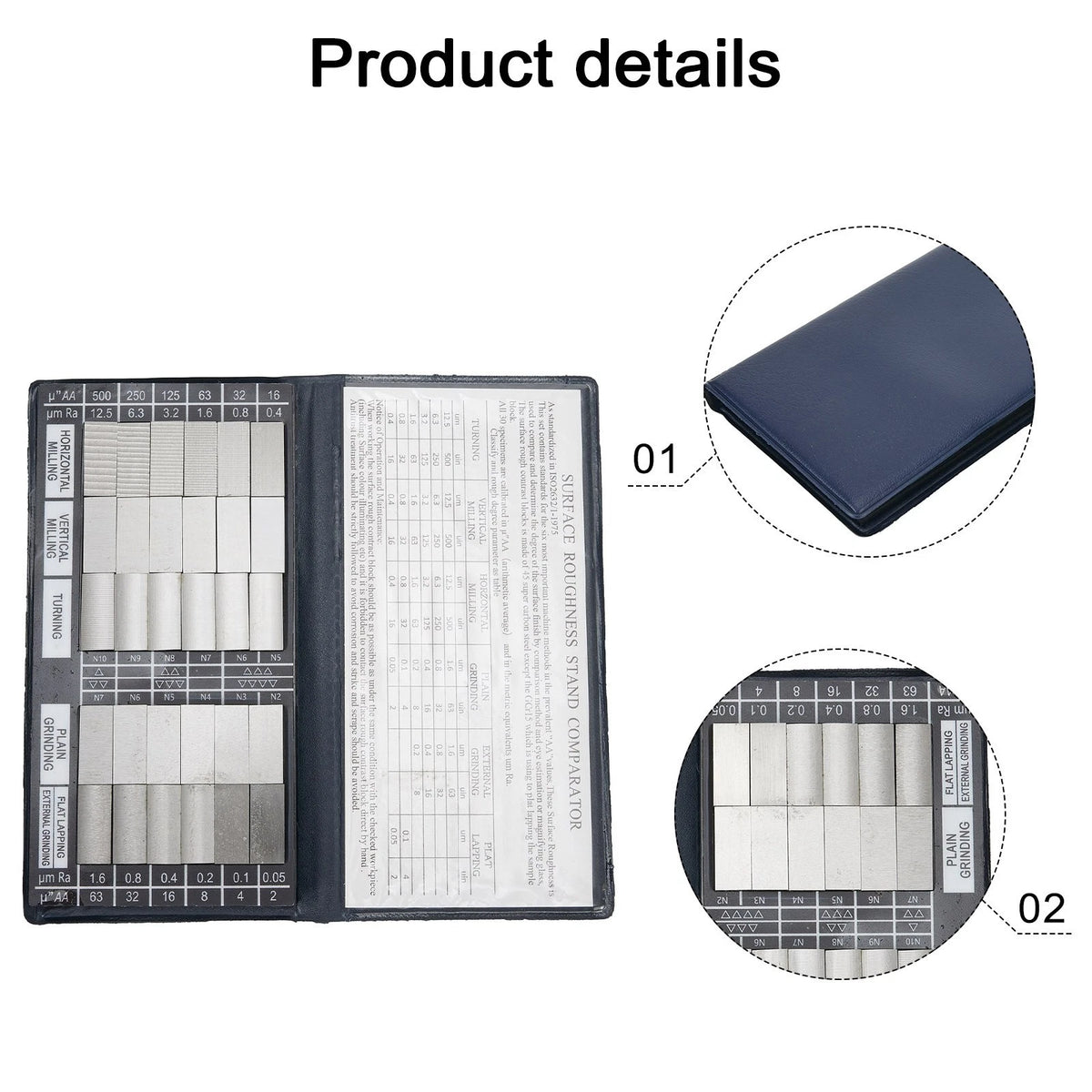 Roughness Comparator for Sample Block (No Year Range)